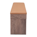 Lot de 2 bancs de rangement Lac Vieux marron - S.O.
