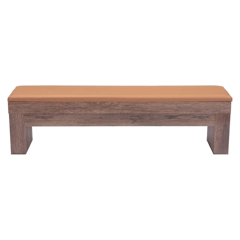 Lot de 2 bancs de rangement Lac Vieux marron - S.O.