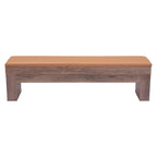 Lot de 2 bancs de rangement Lac Vieux marron - S.O.