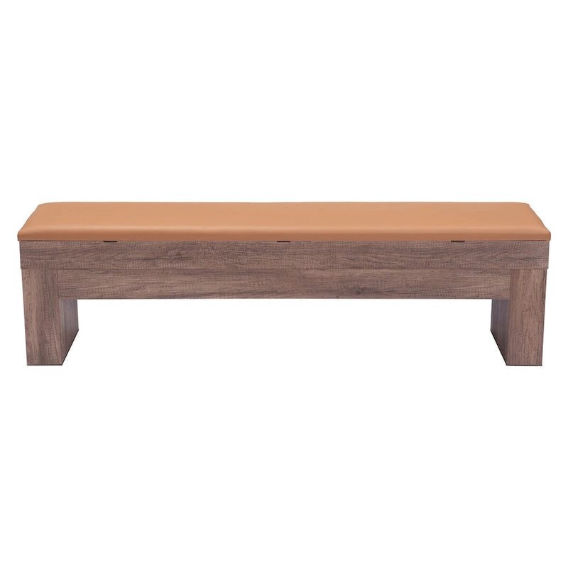Lot de 2 bancs de rangement Lac Vieux marron - S.O.