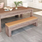 Lot de 2 bancs de rangement Lac Vieux marron - S.O.
