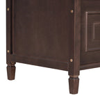 Banc de rangement multifonctionnel en bois massif de style rustique pour entrée avec charnière de sécurité