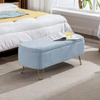 Banc ottoman de rangement de 51 pouces
