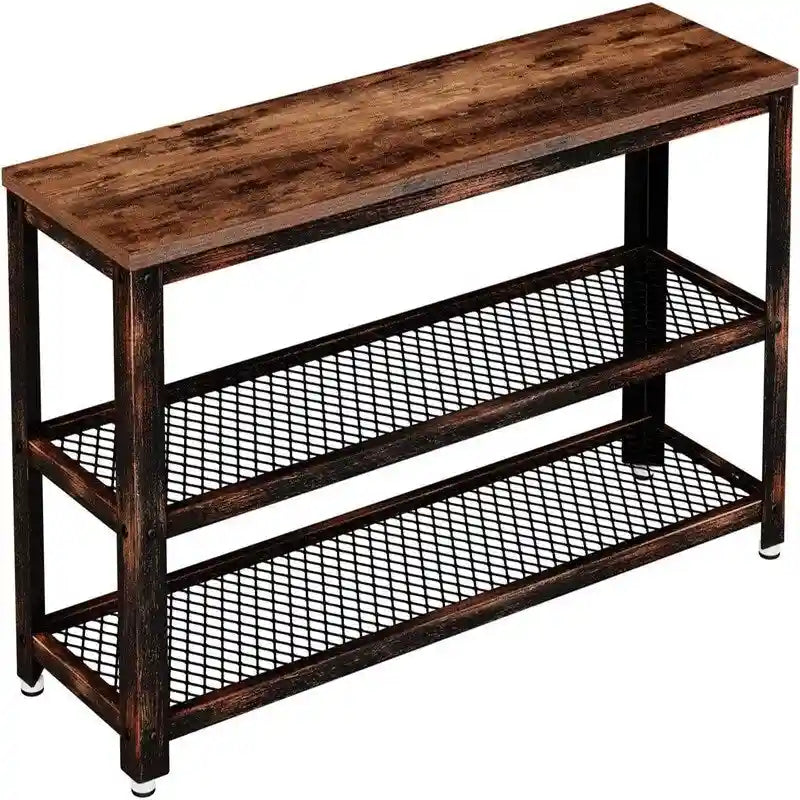 3-Tier Shoe Rack - 39.4D x 13.8W x 16.5H