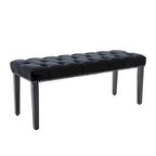 Banc ottoman capitonné rembourré, banc de salle à manger en velours, banc de chambre, repose-pieds, tabouret d'appoint pour entrée, salle à manger
