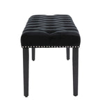 Banc ottoman capitonné rembourré, banc de salle à manger en velours, banc de chambre, repose-pieds, tabouret d'appoint pour entrée, salle à manger