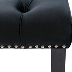 Banc ottoman capitonné rembourré, banc de salle à manger en velours, banc de chambre, repose-pieds, tabouret d'appoint pour entrée, salle à manger