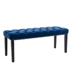 Banc ottoman capitonné rembourré, banc de salle à manger en velours, banc de chambre, repose-pieds, tabouret d'appoint pour entrée, salle à manger