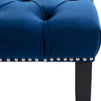 Banc ottoman capitonné rembourré, banc de salle à manger en velours, banc de chambre, repose-pieds, tabouret d'appoint pour entrée, salle à manger