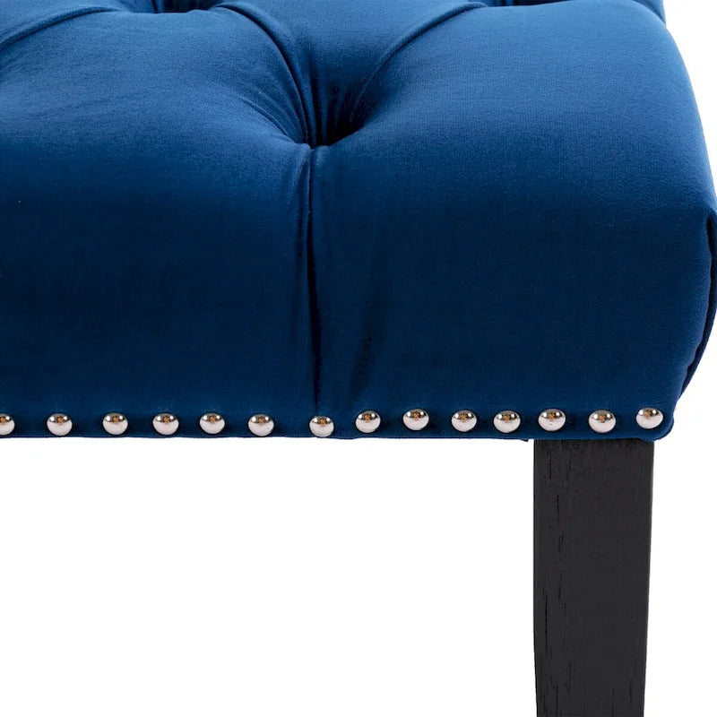 Banc ottoman capitonné rembourré, banc de salle à manger en velours, banc de chambre, repose-pieds, tabouret d'appoint pour entrée, salle à manger