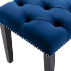 Banc ottoman capitonné rembourré, banc de salle à manger en velours, banc de chambre, repose-pieds, tabouret d'appoint pour entrée, salle à manger