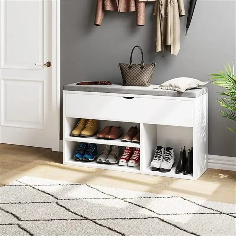 Banc de rangement Meuble de rangement - 11,8P x 39,3L x 22,4H