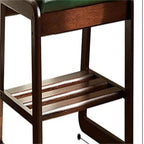 Banc d'entrée de rangement en bois à 2 niveaux