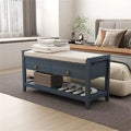 Banc de rangement pour chaussures avec 2 tiroirs - 14P x 39L x 20H