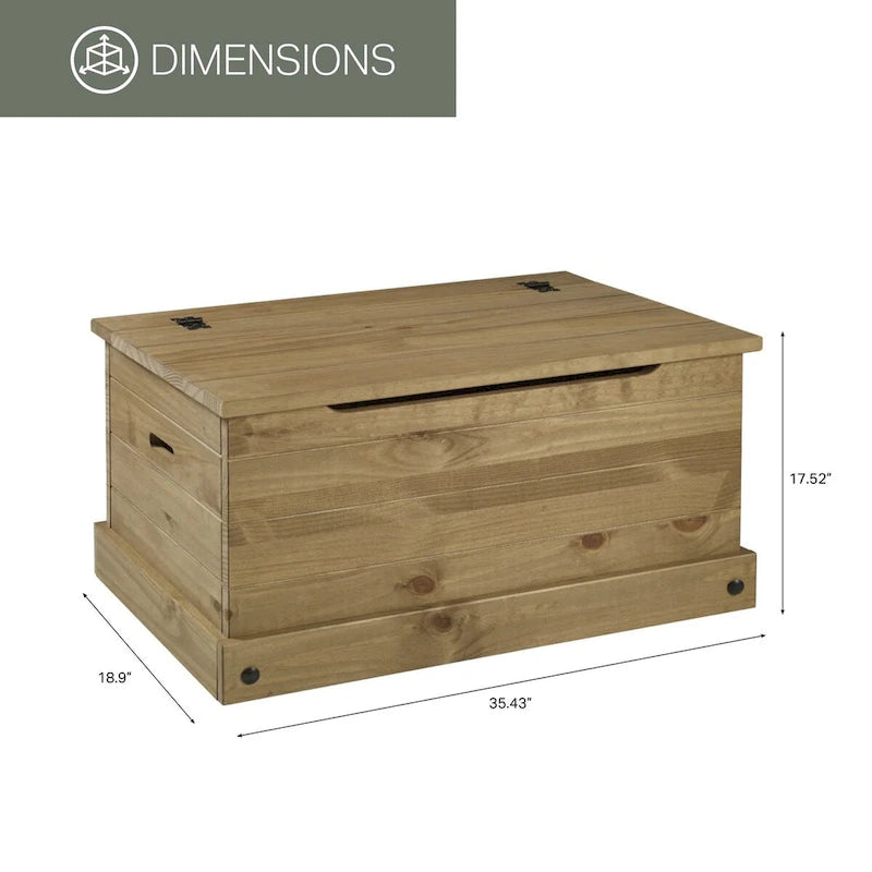 Meuble de rangement en bois OS Home and Office Furniture, modèle COR440 Cottage Series, couleur Corona Brown