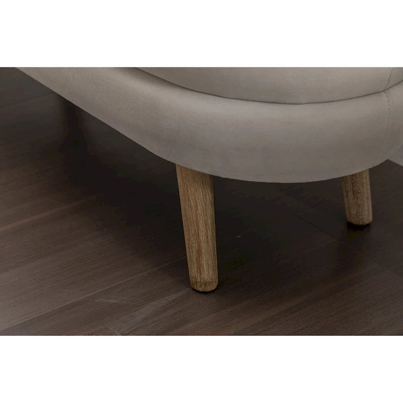 Banc de rangement en tissu de velours Banc de chambre à coucher avec pieds en bois pour salon, chambre à coucher, intérieur