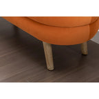 Banc de rangement en tissu de velours Banc de chambre à coucher avec pieds en bois pour salon, chambre à coucher, intérieur