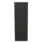 Garde-manger multistockage, cinq étagères, meuble à double porte