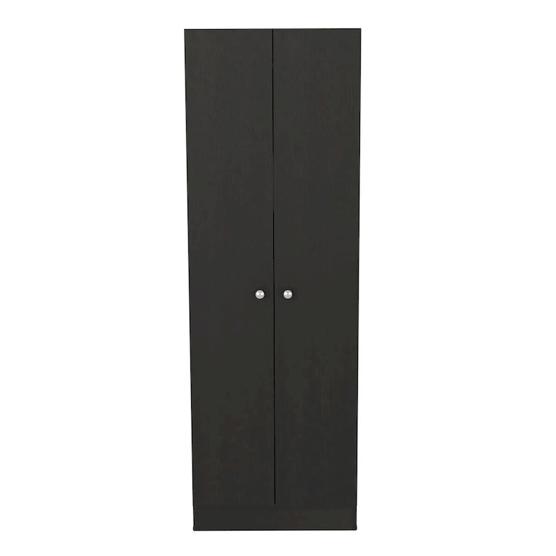 Garde-manger multistockage, cinq étagères, meuble à double porte