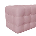 Pouf Ottoman Entièrement Recouvert de Velours