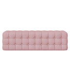 Pouf Ottoman Entièrement Recouvert de Velours