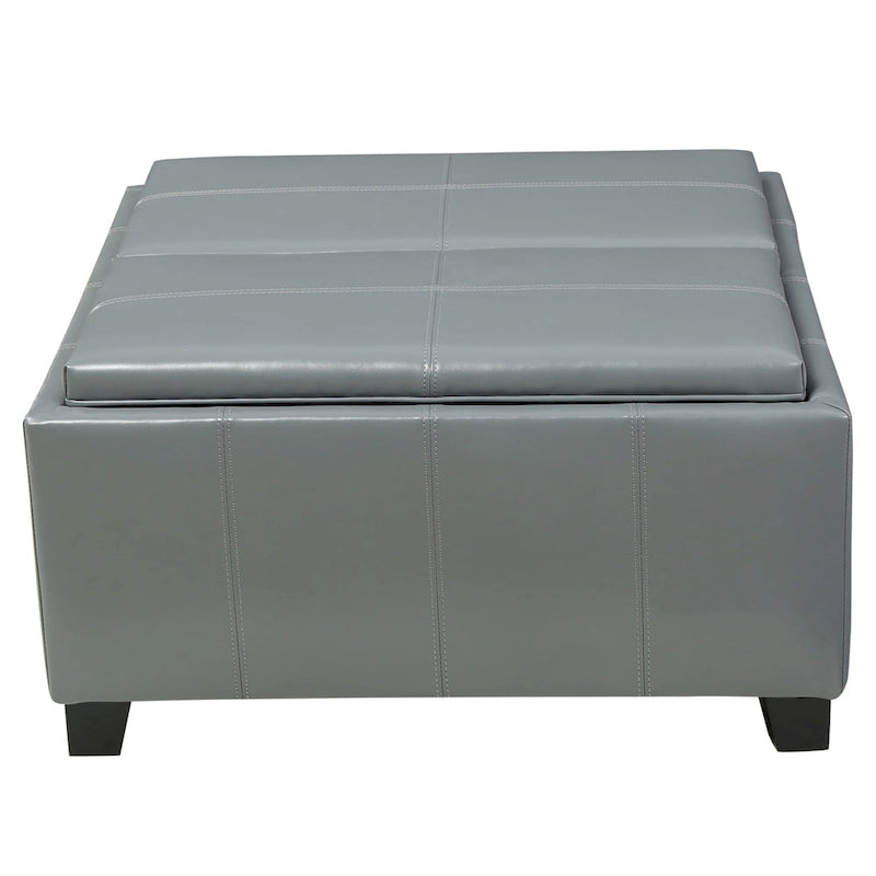 Banc de rangement ottoman rembourré moderne