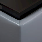Banc de rangement ottoman rembourré moderne