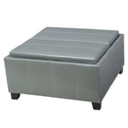 Banc de rangement ottoman rembourré moderne