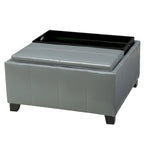 Banc de rangement ottoman rembourré moderne