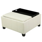 Banc de rangement ottoman rembourré moderne