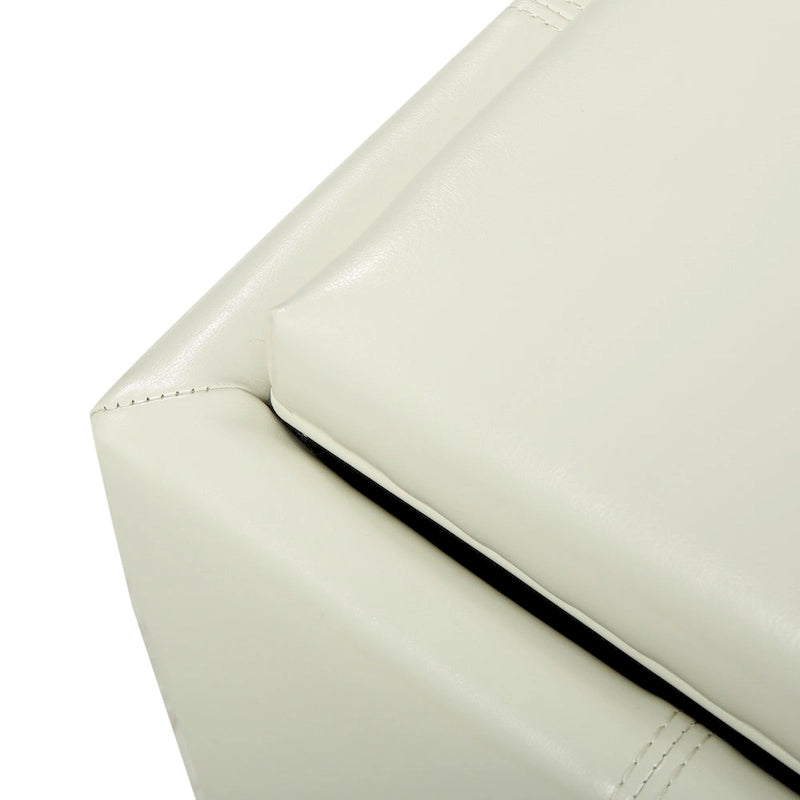 Banc de rangement ottoman rembourré moderne