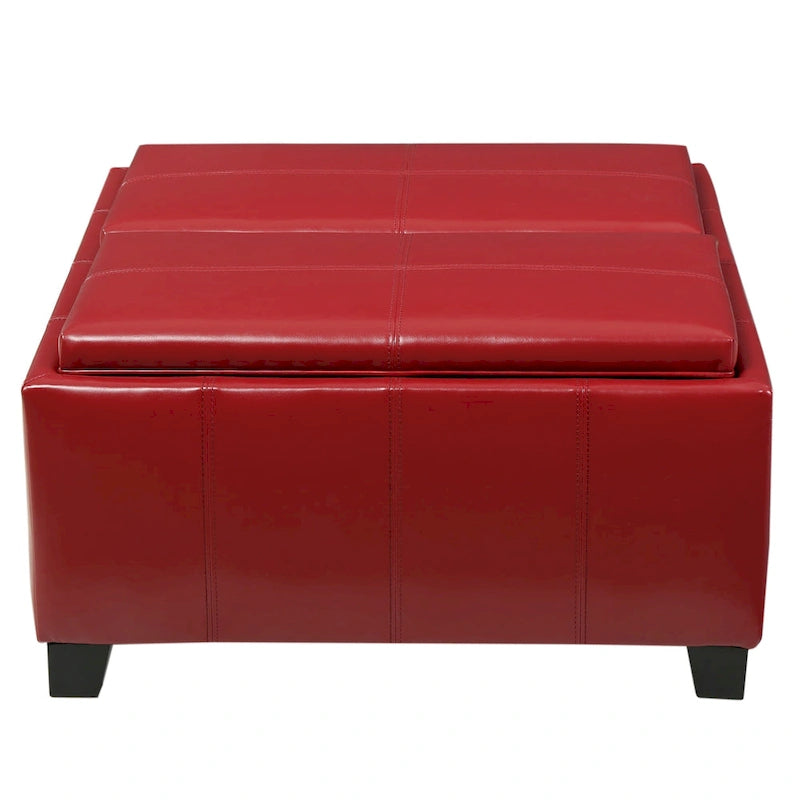 Banc de rangement ottoman rembourré moderne