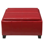 Banc de rangement ottoman rembourré moderne