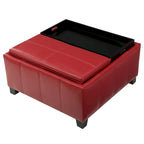 Banc de rangement ottoman rembourré moderne