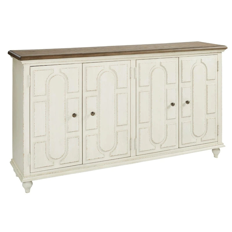Meuble d'appoint Roranville - Décontracté - Blanc antique