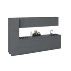 Kitchen Elegant Collection Gray Color Base Size 11Ft Wide - 135x24