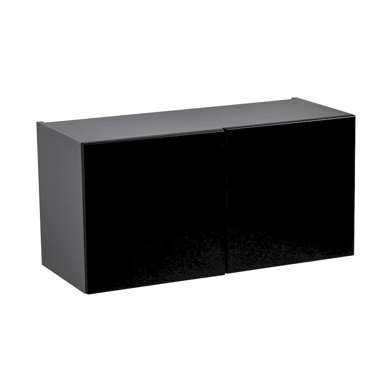 Armoire murale à double porte gris 30 x 18 - 30 x 18 x 12