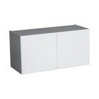 Armoire murale à double porte gris 30 x 18 - 30 x 18 x 12