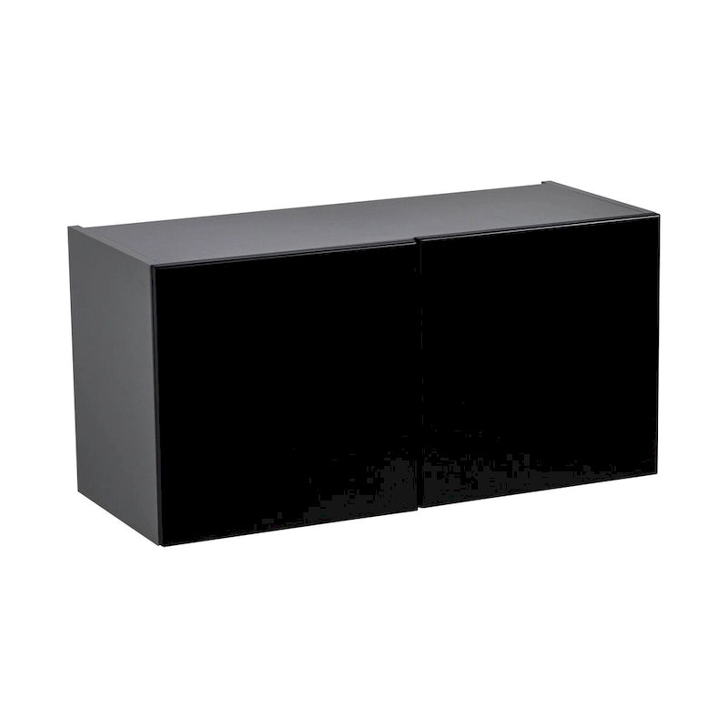 Armoire murale à double porte gris 30 x 18 - 30 x 18 x 12