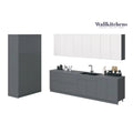 Collection Kitchen Oasis, coloris gris, taille de base 10 pieds de large - 123x50