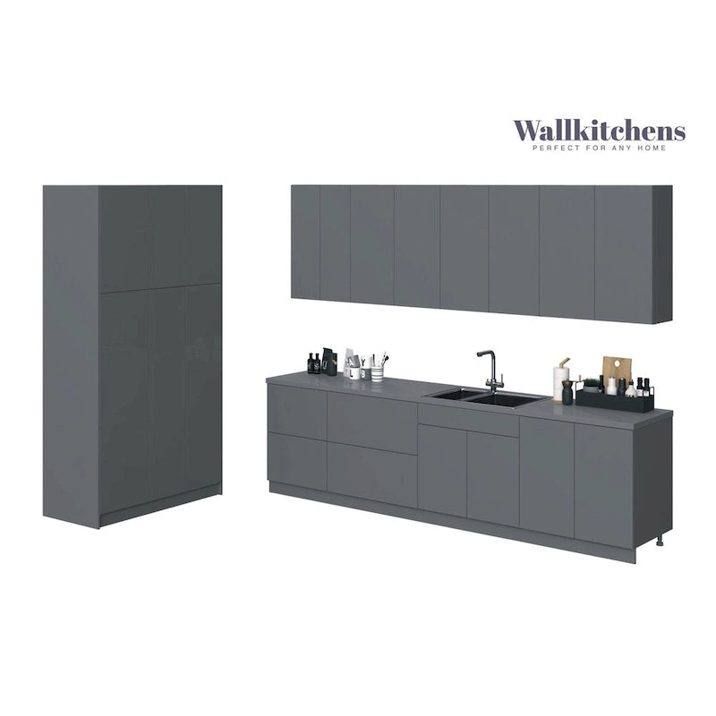 Kitchen Oasis Collection Gray Color Base Size 10Ft Wide - 123x50