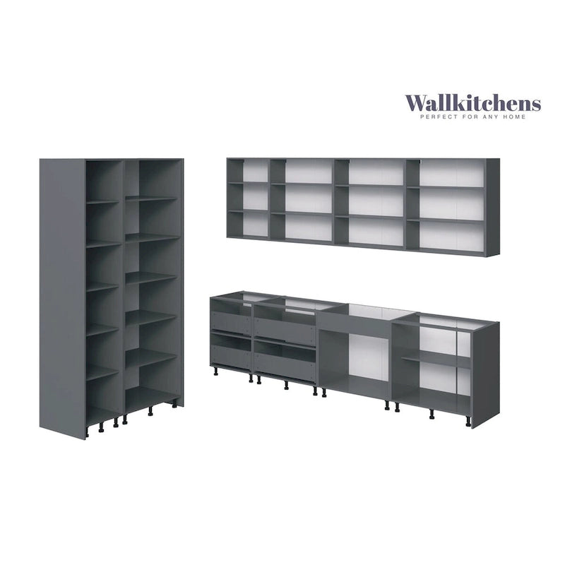 Collection Kitchen Oasis, coloris gris, taille de base 10 pieds de large - 123x50