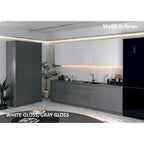 Collection Kitchen Oasis, coloris gris, taille de base 10 pieds de large - 123x50