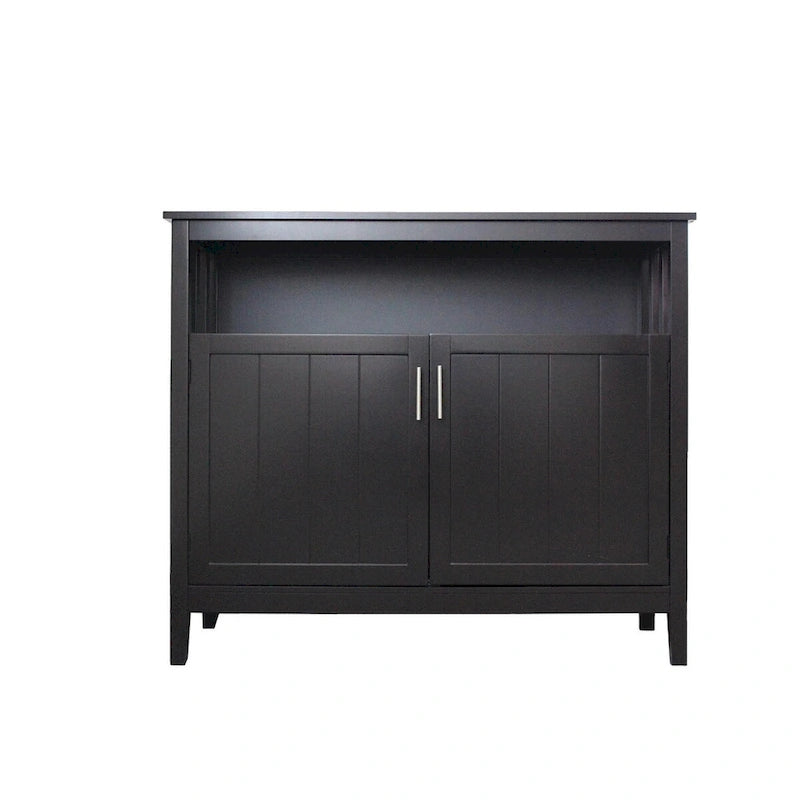 Buffet de cuisine et armoire de rangement-Blanc