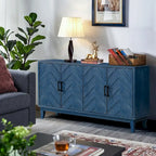 Meuble de rangement 4 portes en bois