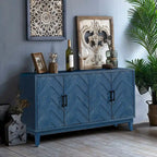 Meuble de rangement 4 portes en bois