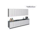 Collection Épicure Kitchen Elite, base blanc mat de 3,35 m de large - 138x24