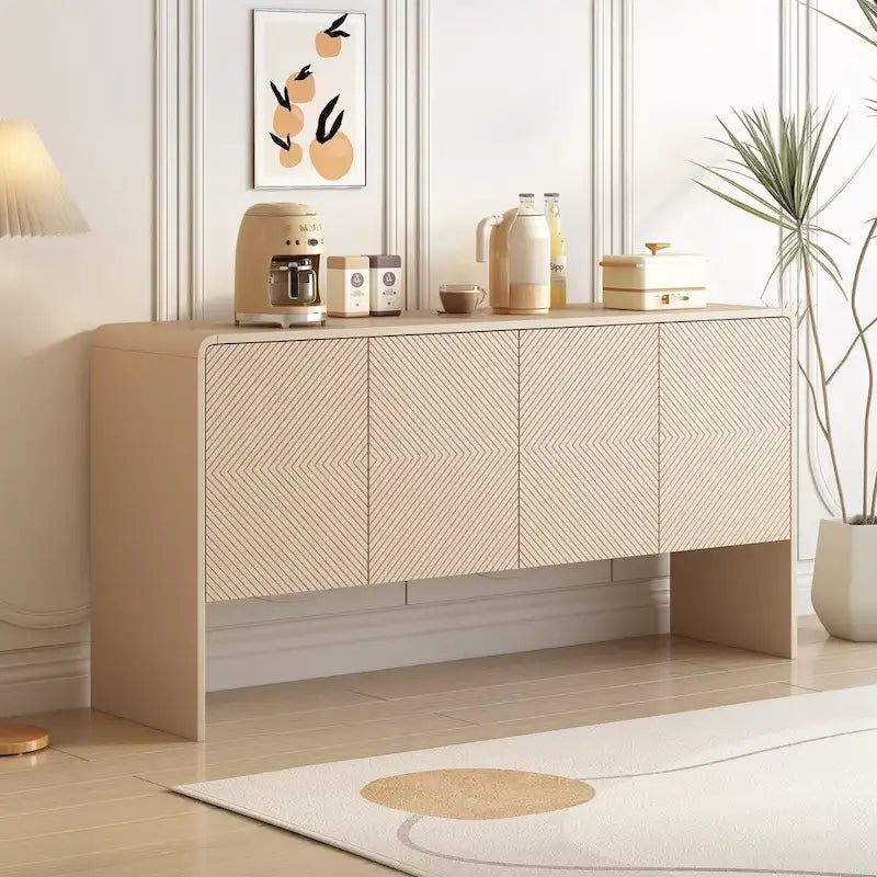 Grand espace de rangement de 60 L avec 4 portes et dispositif de rebond - N/A