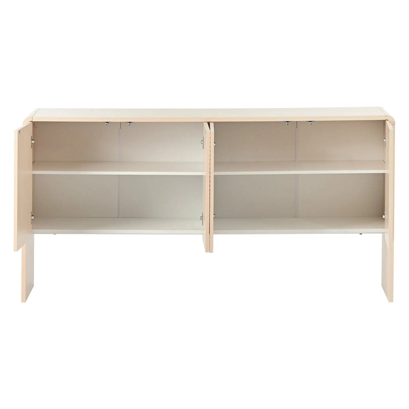 Grand espace de rangement de 60 L avec 4 portes et dispositif de rebond - N/A