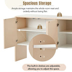 Grand espace de rangement de 60 L avec 4 portes et dispositif de rebond - N/A